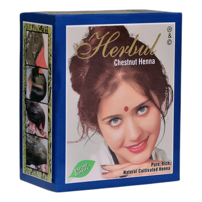 Herbal chestnut henna