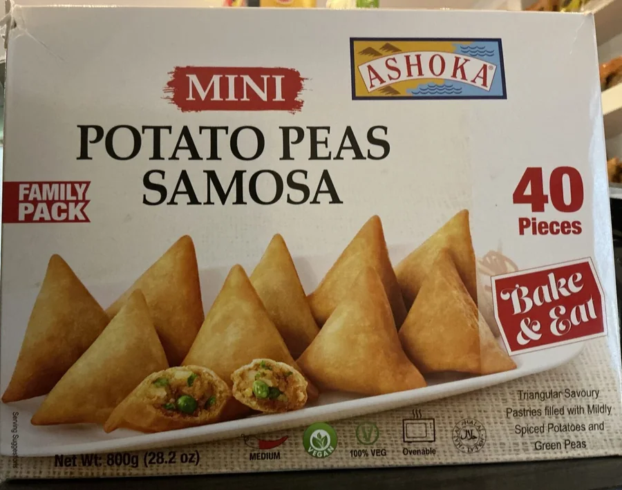 Ashoka mini potato peas samosa