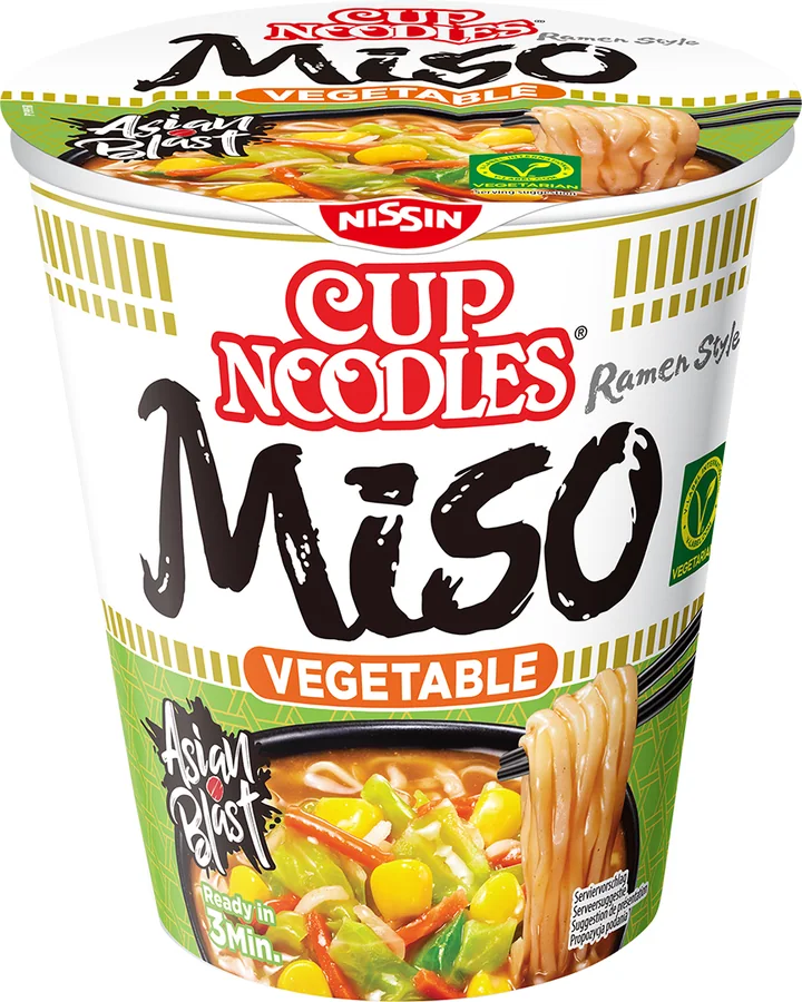 Cup noodles miso vegetable