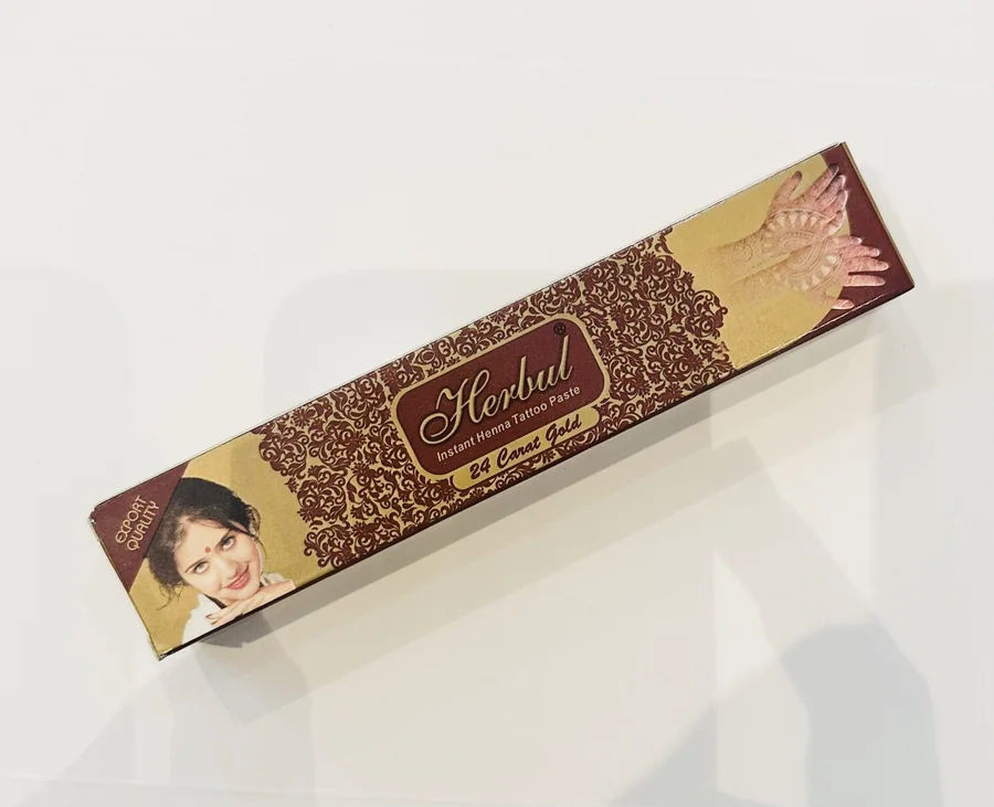 Herbal heena tattoo paste