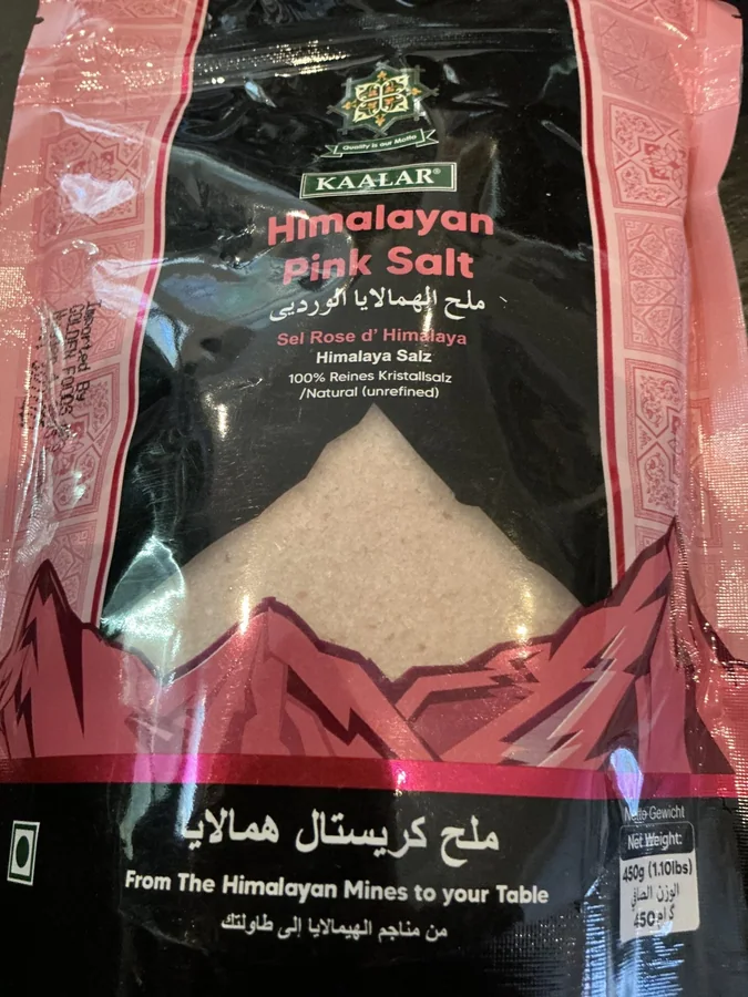 Himalaya pink salt 450g