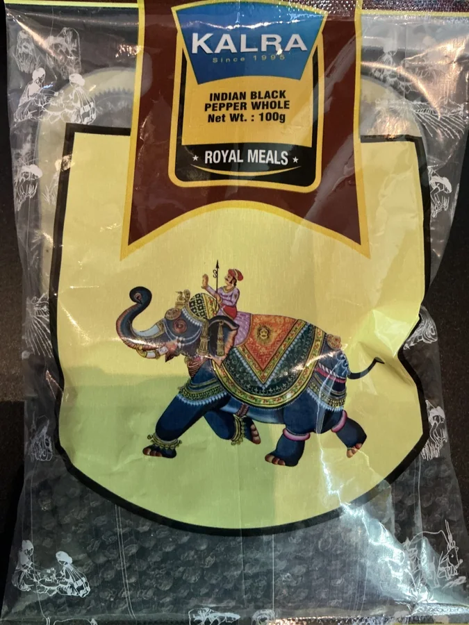 Kalra black pepper whole 100g