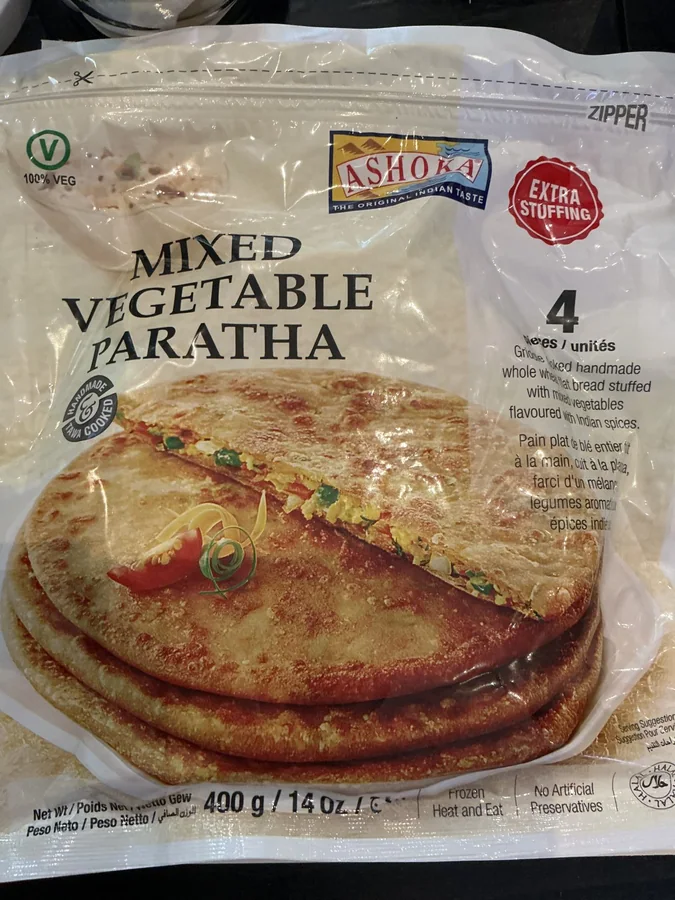 Mix vegetable paratha