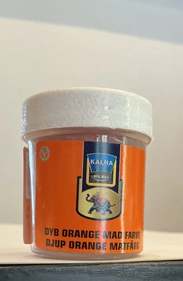 Orange food color