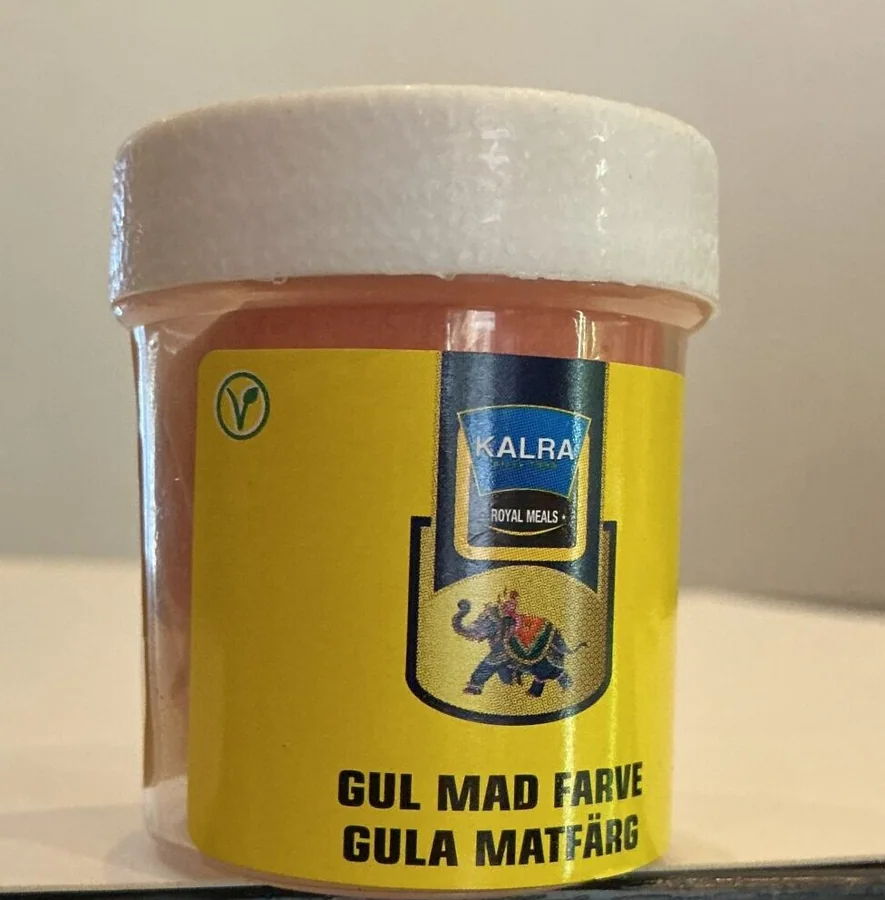 Yellow food color